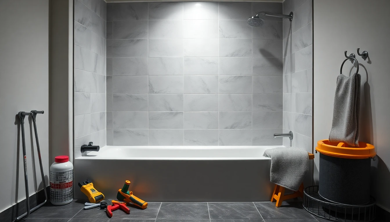 Shower Liner Installation